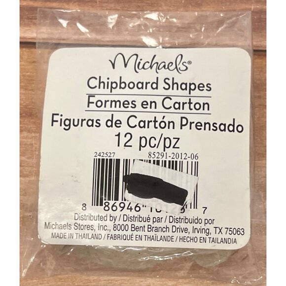 Michaels Chipboard Shapes Christmas Dove 12 Pieces Embellishment Holiday - Picture 2 of 2